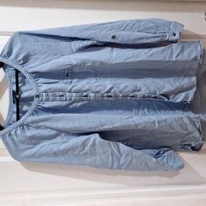 Intro women's Medium‎ blouse top blue